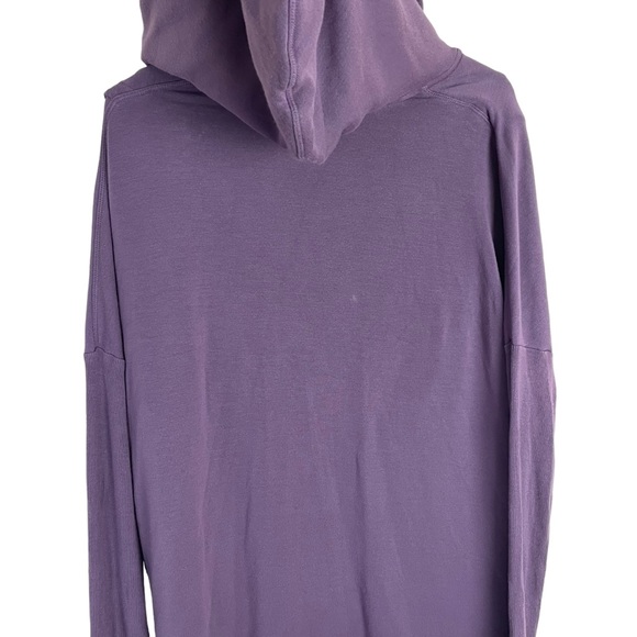 Athleta Purana Purple Violet Wrap Tunic Soft Sweatshirt Hoodie - Picture 16 of 16